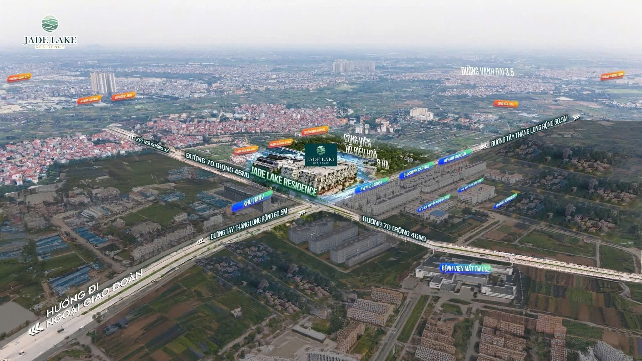 Dự Án Jade Lake Residence Tây Thăng Long - Hình 3